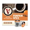 Victor Allen's Coffee Pumpkin Spice Flavored Medium Roast 80 Count, Single Serve Coffee Pods for Keurig K-Cup Brewers