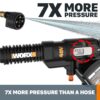 WORX WG644 POWER SHARE 450 PSI 0.9-Gallon-GPM Cold Water Electric Pressure Washer WORX WG644 POWER SHARE 450 PSI 0.9-Gallon-GPM Cold Water Electric Pressure Washer