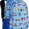 Wildkin 15-Inch Kids Backpack for Boys & Girls, Perfect for Early Elementary, Backpack for Kids Features Padded Back & Adjustable Strap, Ideal for School & Travel Backpacks(Trains, Planes, and Trucks)