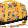 Wildkin Kids Overnighter Duffel Bags for Boys & Girls, Perfect for Sleepovers and Travel Duffel Bag for Kids, Carry-On Size & Ideal for School Practice or Overnight Travel Bag (Under Construction)