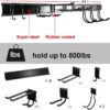 Ultrawall Rack, 13PCS Wall Mount Tools Home Storage System, Adjustable Heavy Duty Steel Garage Organization(9 Hooks, 4 Rails)
