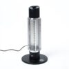 HeatMate MH-G4(K) Graphite Electric Tower Heater, Instant Heat, Energy Efficient 420W, Black