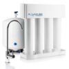 AQUASURE AS-PR75A-BN Premier Series 75 GPD Under Sink Reverse Osmosis Water Filtration System with Brushed Nickel Faucet