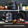 All-Clad HA1 Hard Anodized Nonstick Frying Pan with Lid, 12 Inch Pan Cookware, Medium Grey -