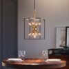 Artika CLY2 Clyde 9-Light Black Sputnik Modern Industrial Hanging Pendant Light for Kitchen Dining Room Artika CLY2 Clyde 9-Light Black Sputnik Modern Industrial Hanging Pendant Light for Kitchen Dining Room
