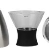 Asobu Insulated Pour Over Coffee Maker (32 oz.) Double-Wall Vacuum, Stainless-Steel Filter and Take on the Go Carafe (Silver)