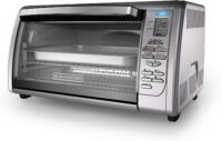BLACK+DECKER 02648008504 Countertop Convection Toaster Oven, Silver, CTO6335S