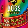 BOSS Coffee by Suntory Rainbow Mountain Blend Japanese Flash Brew Coffee 6oz 12 Pack, Imported from Japan, Espresso Doubleshot, Ready to Drink, Contains Milk, No Gluten