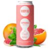 Body Intelligence Euphoria Intelligent Sparkling Water, Vitamin Drink for Immune Support, Great Tasting Flavored Water for Relaxation, Grapefruit Mint Basil, 12-Pack
