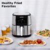 CHEFMAN 2 in 1 Max XL 8 Qt Air Fryer, Healthy Cooking, User Friendly, Basket Divider For Dual Cooking, Nonstick Stainless Steel, Digital Touch Screen with 4 Cooking Functions, BPA-Free CHEFMAN 2 in 1 Max XL 8 Qt Air Fryer, Healthy Cooking, User Friendly, Basket Divider For Dual Cooking, Nonstick Stainless Steel, Digital Touch Screen with 4 Cooking Functions, BPA-Free