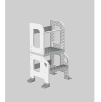 CORE PACIFIC Kitchen Buddy 2-in-1 Stool for Ages 1-3 safe up to 100 lbs