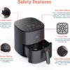 COSORI Air Fryer, 5 QT, 9-in-1 Airfryer Compact Oilless Small Oven, Dishwasher-Safe, 450℉ freidora de aire, 30 Exclusive Recipes, Tempered Glass Display, Nonstick Basket, Quiet, Fit for 2-4 People COSORI Air Fryer, 5 QT, 9-in-1 Airfryer Compact Oilless Small Oven, Dishwasher-Safe, 450℉ freidora de aire, 30 Exclusive Recipes, Tempered Glass Display, Nonstick Basket, Quiet, Fit for 2-4 People