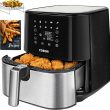 COSORI Air Fryer Oven with Customizable Shake Reminder, Additional Accessories, Nonstick and Dishwasher-Safe Detachable Basket, 100 Paper Plus 1100+ Online Recipes, 5.8QT, Stainless Steel