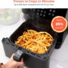 COSORI Pro II Air Fryer Oven Combo, 5.8QT Max Xl Large Cooker with 12 One-Touch Savable Custom Functions, Cookbook and Online Recipes, Nonstick and Dishwasher-Safe Detachable Square Basket
