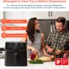 COSORI Pro II Air Fryer Oven Combo, 5.8QT Max Xl Large Cooker with 12 One-Touch Savable Custom Functions, Cookbook and Online Recipes, Nonstick and Dishwasher-Safe Detachable Square Basket