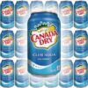 Canada Dry Club Soda Sparkling Seltzer Water 12oz Can (Pack of 18 Total of 216 Oz)