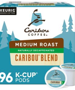 Caribou Coffee Caribou Blend Decaf Single-Serve Keurig K-Cup Pods Medium Roast Coffee 96 Count