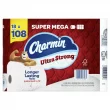 Charmin Ultra Strong Toilet Paper Super Mega Roll, 363 Sheets Per Roll, 18 Count