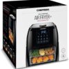 Chefman 6.3 Quart Digital Air Fryer+ Rotisserie, Dehydrator, Convection Oven, 8 Touch Screen Presets Fry, Roast, Dehydrate & Bake, BPA-Free, Auto Shutoff, Accessories Included, XL Family Size, Black