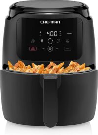 https://discounttoday.net/wp-content/uploads/2022/10/Chefman-Digital-Air-Fryer-One-Touch-Control-4-Cooking-Presets-Adjustable-Time-And-Temperature-Fry-With-98-Less-Oil-LED-Shake-Reminder-Family-Size-5-Quart-Black-200x275.jpg