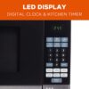 Commercial Chef ‎CHM770SS Countertop Microwave Oven, 0.7 Cubic Feet, Stainless Steel
