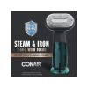 Conair GS107 Turbo ExtremeSteam 1875 Watt Handheld Fabric, 2-in-1 Steam and Iron Garment Steamer, One Size, Black/Green 