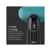 Conair GS107 Turbo ExtremeSteam 1875 Watt Handheld Fabric, 2-in-1 Steam and Iron Garment Steamer, One Size, Black/Green 