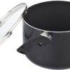 Cook N Home 15-Piece Nonstick Stay Cool Handle Cookware Set, Black