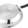 Cook N Home Stainless Steel Cookware Sets 10 Piece, Pots and Pans with Stay-Cool Handles Cooking Set for Kitchen, Dishwasher Safe, Silver