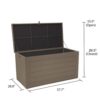 Cosco 88180BTN1E 180 Gal. Resin Storage Deck Box in Brown Cosco 88180BTN1E 180 Gal. Resin Storage Deck Box in Brown