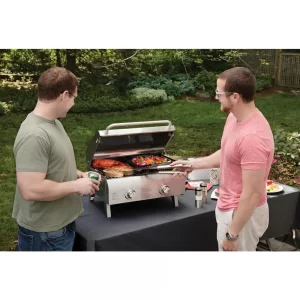 Cuisinart CGG-306 Portable Propane Tabletop Grill in Stainless Steel
