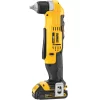 DEWALT DCD740C1 20-Volt MAX Cordless 3/8 in. Right Angle Drill/Driver, (1) 20-Volt 1.3Ah Battery, Charger & Bag