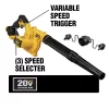 DEWALT DCE100M1 20-Volt MAX Cordless Compact Jobsite Blower 135 MPH 100 CFM with (1) 20-Volt 4.0Ah Battery & Charger