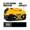 DEWALT DCE100M1 20-Volt MAX Cordless Compact Jobsite Blower 135 MPH 100 CFM with (1) 20-Volt 4.0Ah Battery & Charger