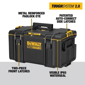 DEWALT DWST08165W00450 TOUGHSYSTEM 2.0 Small Tool Box with Bonus 22 in. Medium Tool Box and 24 in. Mobile Tool Box (3-Piece Set)