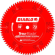 DIABLO D1072CD TREXBlade 10 in. x 72-Tooth Composite Material/Plastics Circular Saw Blade