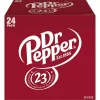 Dr Pepper Soda, 12 fl oz cans, 24 pack