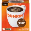 Dunkin Donuts Original Flavor Coffee K-Cups For Keurig K Cup Brewers 32 Count