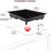 Duxtop Built-in Countertop Burner, Portable Induction Cooktop, Sensor Touch Induction Burner, 170-Minute Timer, Safety Lock, 1800W BT-200T1/8600BI