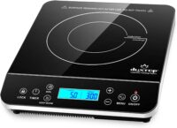 Duxtop Portable Induction Cooktop, Countertop Burner Induction Hot Plate with LCD Sensor Touch 1800 Watts, Silver 9600LS BT-200DZDuxtop Portable Induction Cooktop, Countertop Burner Induction Hot Plate with LCD Sensor Touch 1800 Watts, Silver 9600LS BT-200DZ