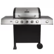 Dyna-Glo DGB515SDP-D 5-Burner Open Cart Propane Gas Grill in Stainless Steel with Side Burner