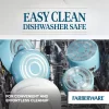 Farberware 20 Pc Easy Clean Aluminum Nonstick Cookware Pots and Pans Set, Aqua Farberware 20 Pc Easy Clean Aluminum Nonstick Cookware Pots and Pans Set, Aqua