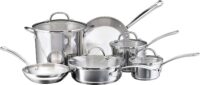 Farberware Millennium Stainless Steel Cookware Pots and Pans Set, 10 Piece