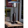Fire Sense 61322 10,000 BTU Hammered Bronze Tabletop Propane Gas Patio Heater