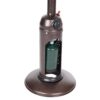 Fire Sense 61322 10,000 BTU Hammered Bronze Tabletop Propane Gas Patio Heater