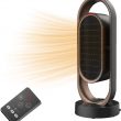 Fit Choice 1500W Oscillating Space Heater, Indoor Heater, Fast Heating Within 2s W/ PTC Heating Tech, Tower Ceramic Heater, 3 Timers & 3 Heating Temperature W/ Remote Control for Office and Home