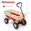 Goplus OGY01907 3-cu ft Steel Yard Cart Goplus OGY01907 3-cu ft Steel Yard Cart