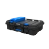 HART 252719 Stack System Tool Box with Small Blue Organizer & Dividers, Fits HART's Modular Storage System