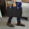 HART 252719 Stack System Tool Box with Small Blue Organizer & Dividers, Fits HART's Modular Storage System