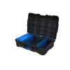 HART 252719 Stack System Tool Box with Small Blue Organizer & Dividers, Fits HART's Modular Storage System
